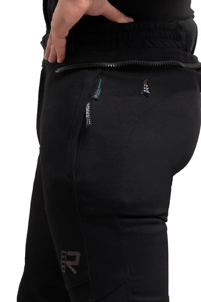 Airgobi 2.0 Erkek Yazlık Motosiklet Pantolonu C2 Normal Paça Siyah-999