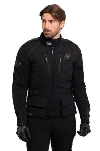 Airtacama Erkek Yazlık Motosiklet Ceketi Siyah-999