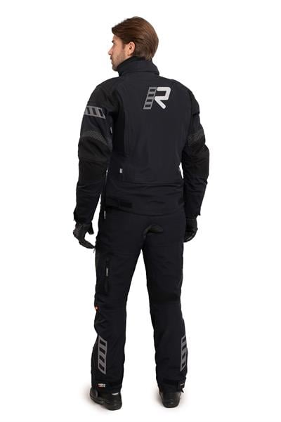 Armageddo-R Gore-Tex Pro Erkek Kışlık Motosiklet Montu Siyah/Beyaz-990