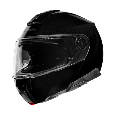 C5 Çene Açılır Motosiklet Kaskı Glossy Black