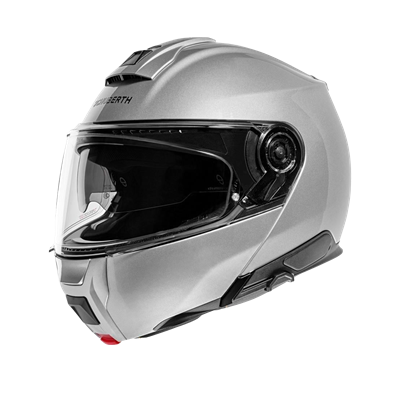 C5 Çene Açılır Motosiklet Kaskı Glossy Silver