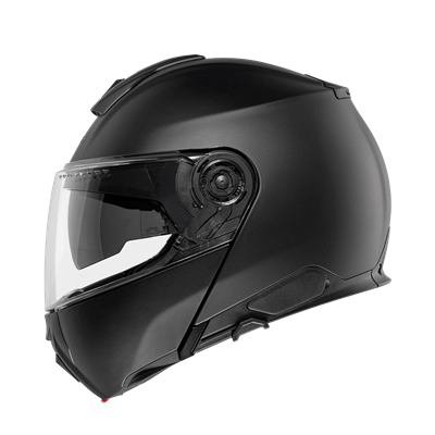 C5 Çene Açılır Motosiklet Kaskı Matt Black