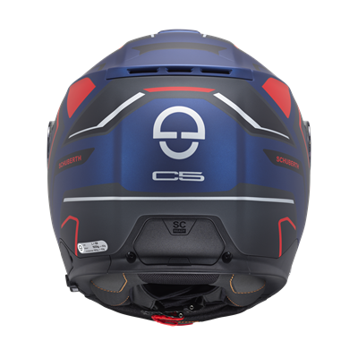 C5 Çene Açılır Motosiklet Kaskı Omega Blue