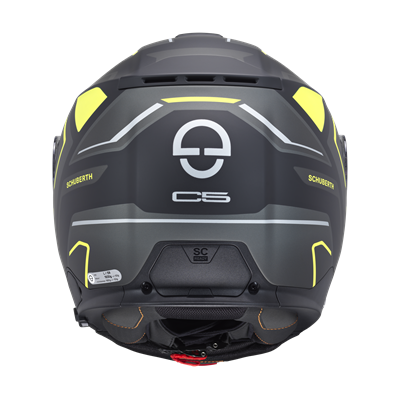 C5 Çene Açılır Motosiklet Kaskı Omega Yellow