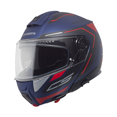 C5 Çene Açılır Motosiklet Kaskı Omega Blue