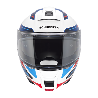 C5 Çene Açılır Motosiklet Kaskı Omega White