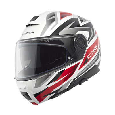 C5 Çene Açılır Motosiklet Kaskı Zenith Red