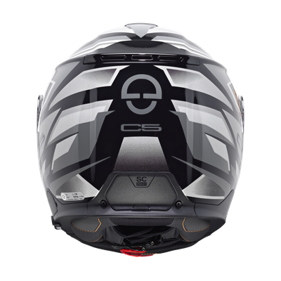 C5 Çene Açılır Motosiklet Kaskı Zenith Black