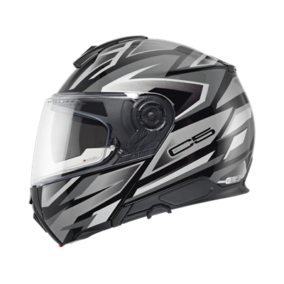 C5 Çene Açılır Motosiklet Kaskı Zenith Black