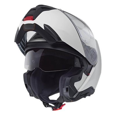 CONCEPT Çene Açılır Motosiklet Kaskı Glossy White