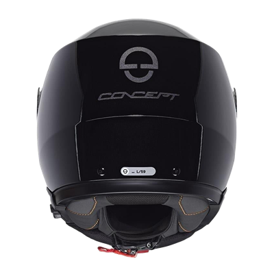 CONCEPT Çene Açılır Motosiklet Kaskı Glossy Black