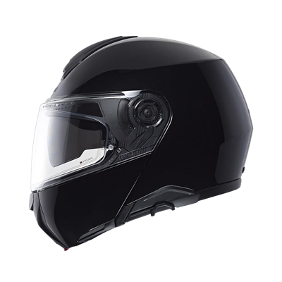 CONCEPT Çene Açılır Motosiklet Kaskı Glossy Black