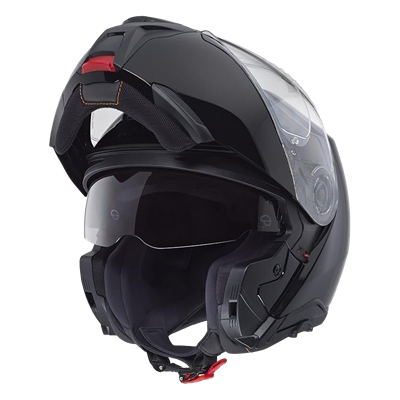 CONCEPT Çene Açılır Motosiklet Kaskı Glossy Black