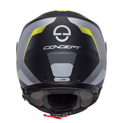 CONCEPT Çene Açılır Motosiklet Kaskı Tracer Yellow