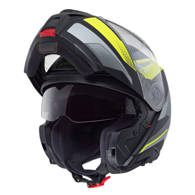 CONCEPT Çene Açılır Motosiklet Kaskı Tracer Yellow