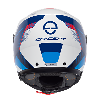 CONCEPT Çene Açılır Motosiklet Kaskı Tracer Blue