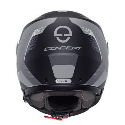 CONCEPT Çene Açılır Motosiklet Kaskı Tracer Anthracite