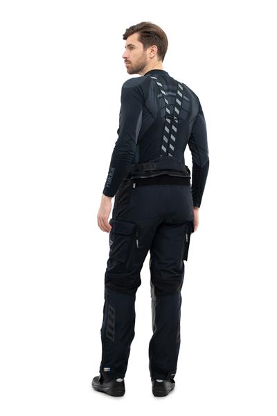 Ecuado-R Gore-Tex Pro Erkek Kışlık Motosiklet Pantolonu C1 Kısa Paça Siyah-999