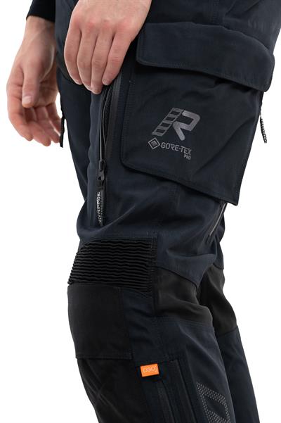 Ecuado-R Gore-Tex Pro Erkek Kışlık Motosiklet Pantolonu C1 Kısa Paça Siyah-999