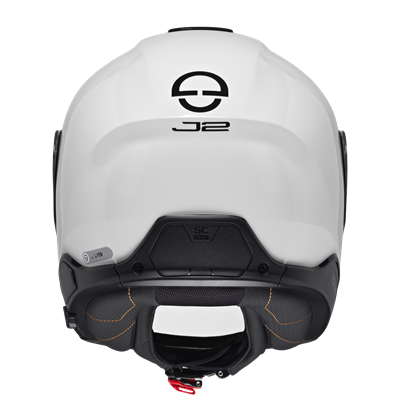 J2 Açık Motosiklet Kaskı Glossy White