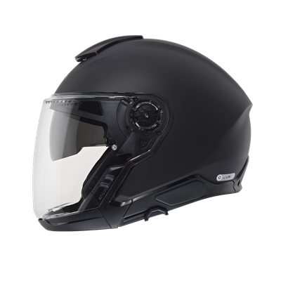 J2 Açık Motosiklet Kaskı Matt Black