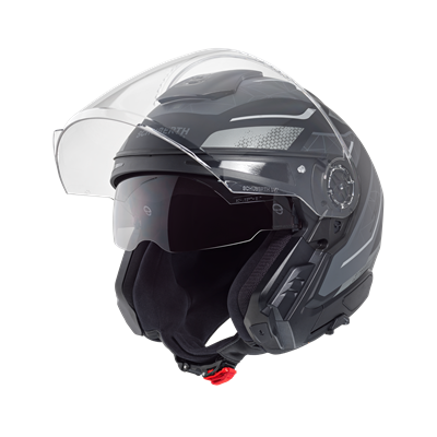 J2 Açık Motosiklet Kaskı Sigma Grey