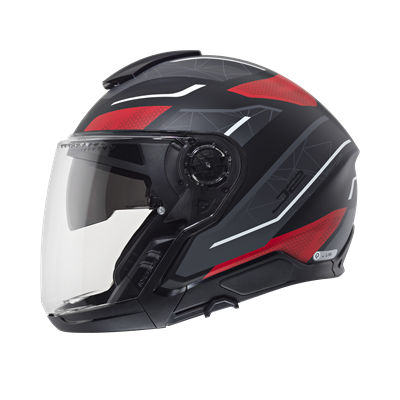 J2 Açık Motosiklet Kaskı Sigma Red