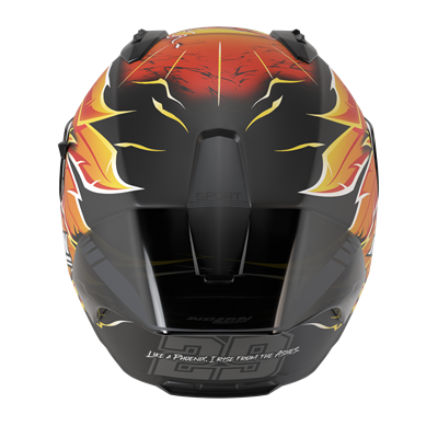 N60-6 Sport Kapalı Motosiklet Kaskı Replica Iannone 360