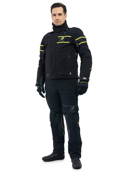 Rapto-R Gore-Tex Pro Erkek Kışlık Motosiklet Montu Siyah/Fluo Sarı-994