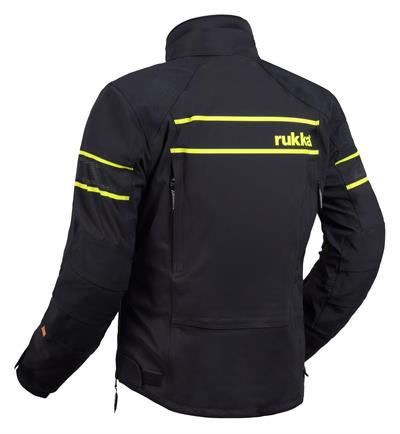 Rapto-R Gore-Tex Pro Erkek Kışlık Motosiklet Montu Siyah/Fluo Sarı-994