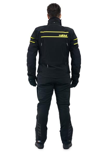 Rapto-R Gore-Tex Pro Erkek Kışlık Motosiklet Montu Siyah/Fluo Sarı-994