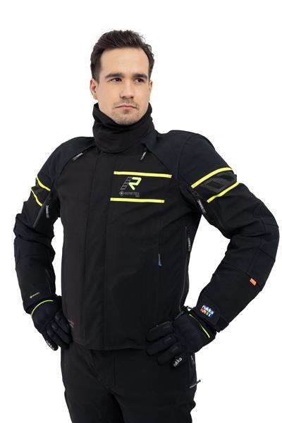 Rapto-R Gore-Tex Pro Erkek Kışlık Motosiklet Montu Siyah/Fluo Sarı-994