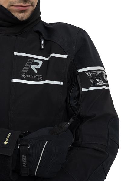 Rapto-R Gore-Tex Pro Erkek Kışlık Motosiklet Montu Siyah/Beyaz-990