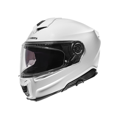 S3 Kapalı Motosiklet Kaskı Glossy White
