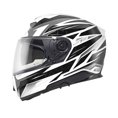 S3 Kapalı Motosiklet Kaskı Thunder White