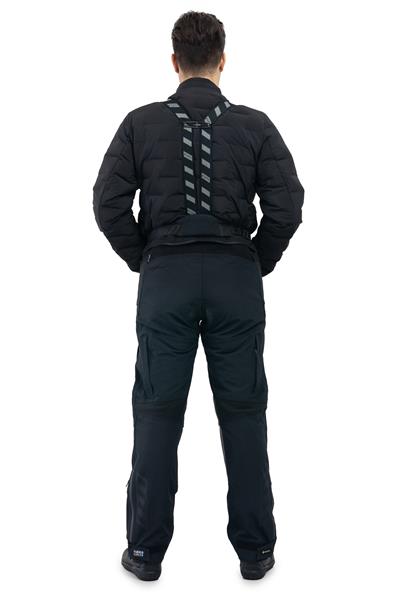 Shield-RD Gore-Tex Pro Erkek Kışlık Motosiklet Pantolonu C1 Kısa Paça Siyah-999