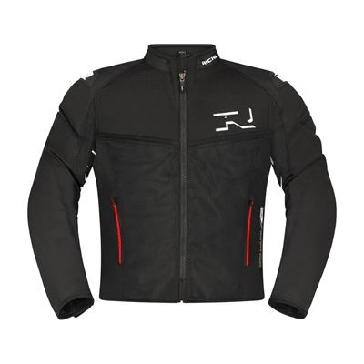 Stradale Mesh Erkek Yazlık Motosiklet Ceketi Siyah-100