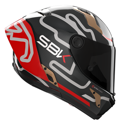 X-804 RS Ultra Carbon Kapalı Motosiklet Kaskı SBK 360