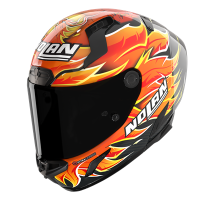 X-804 RS Ultra Carbon Kapalı Motosiklet Kaskı Replica Iannone 368