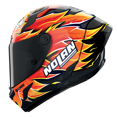 X-804 RS Ultra Carbon Kapalı Motosiklet Kaskı Replica Iannone 368