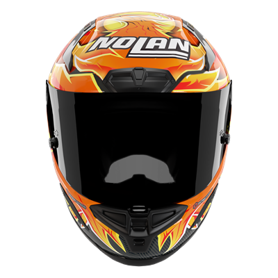 X-804 RS Ultra Carbon Kapalı Motosiklet Kaskı Replica Iannone 368