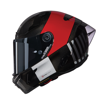 X-804 RS Ultra Carbon Kapalı Motosiklet Kaskı Combo Gara 351