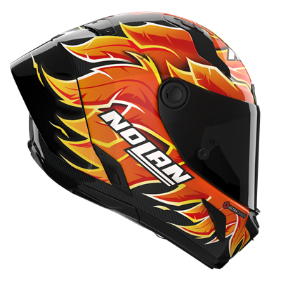 X-804 RS Ultra Carbon Kapalı Motosiklet Kaskı Replica Iannone 368