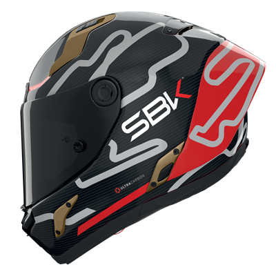 X-804 RS Ultra Carbon Kapalı Motosiklet Kaskı SBK 360