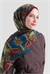 Armine Yün İpek Şal Bordo 81
