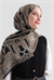 Armine Yün İpek Şal Siyah 05