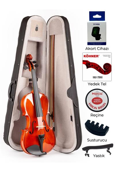 MARCİA 3/4 Boy Keman Seti (EKSİKSİZ TAM SET)