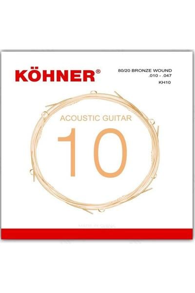 KÖHNER KH-10 Profesyonel Akustik Gitar Teli 0.10