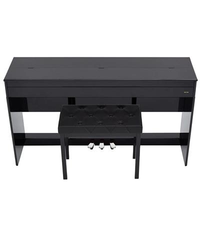 KÖHNER SLP-245 BK Dijital Konsol Piyano, Bluetooth, Tuş Hassasiyeti, 88 Tuşlu, Kapaklı (KULAKLIK VE TABURE)