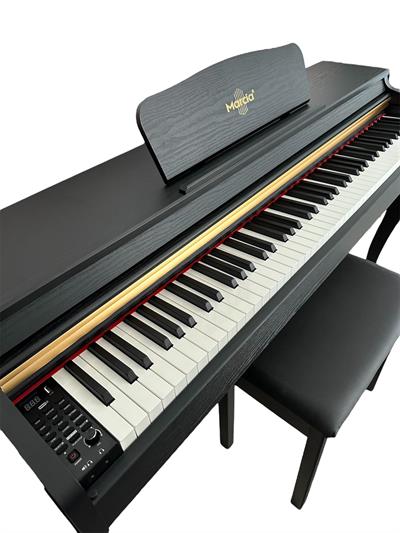 MARCİA MK-900 BK Dijital Konsol Piyano, Bluetooth, Tuş Hassasiyeti, 88 Tuşlu, Kapaklı (KULAKLIK VE TABURE)